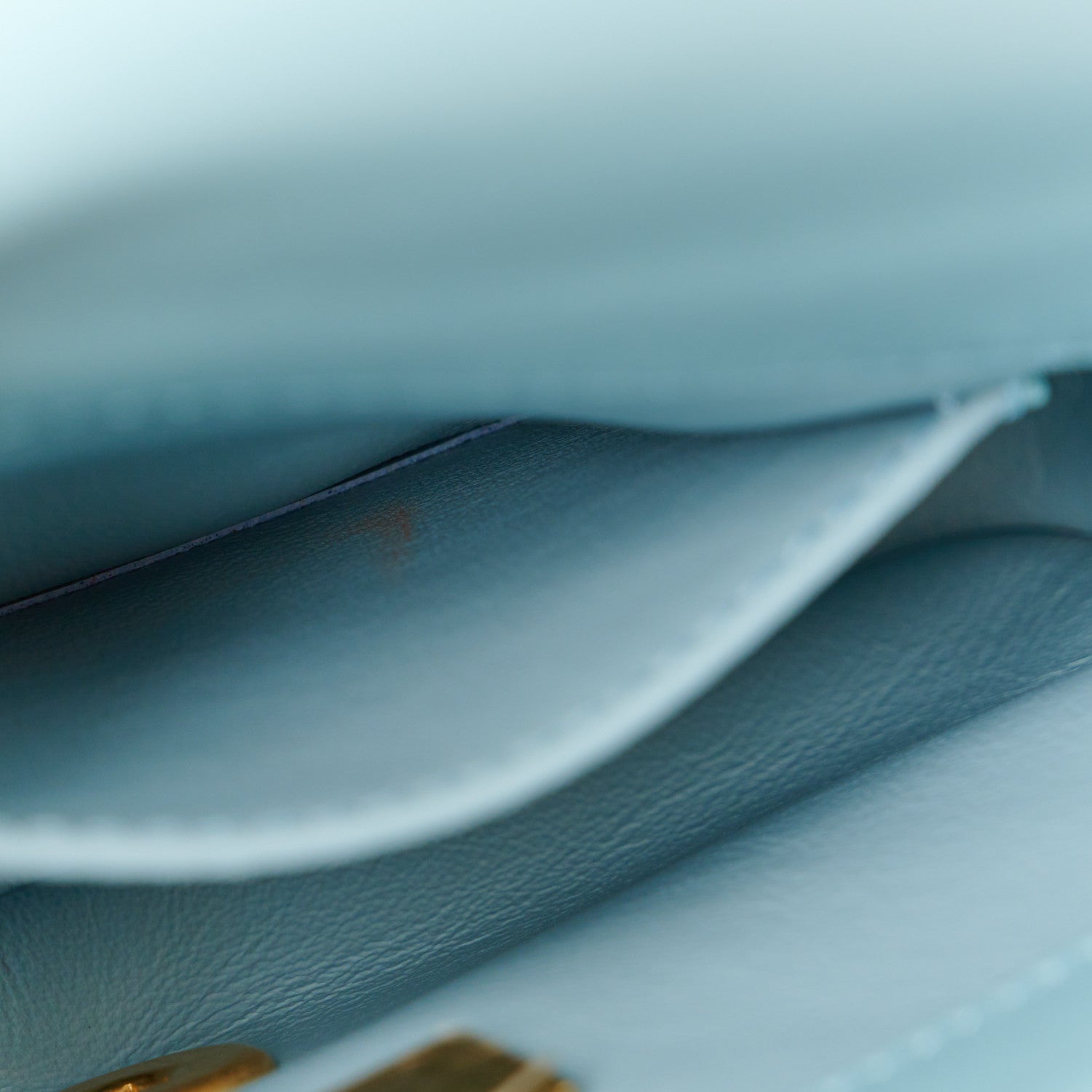 Chanel Lambskin Enamel Quilted Mini Pending CC Square Flap Light Blue 15 of 16