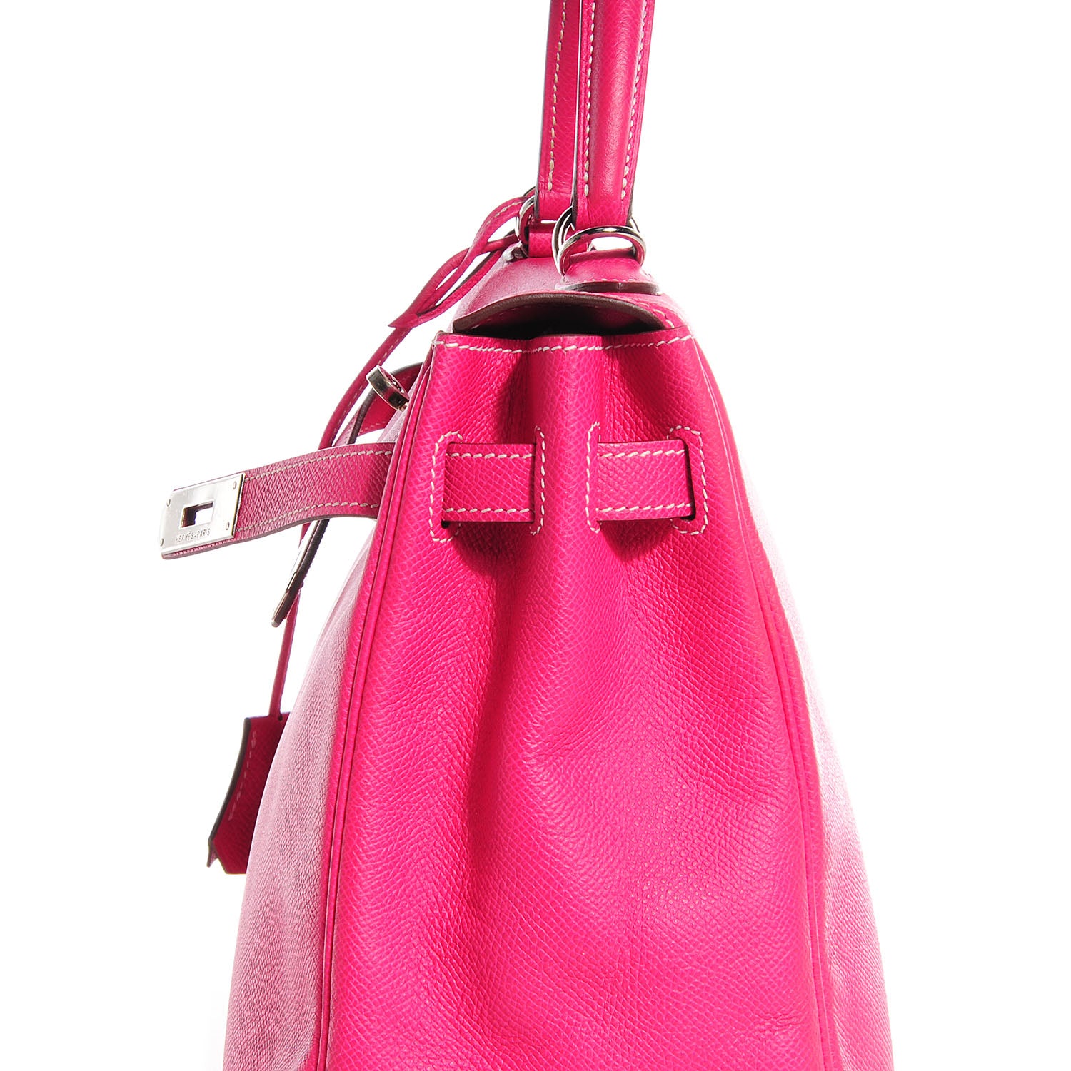 Hermes Epsom Kelly Retourne 35 Rose Tyrien Rubis 8 of 23