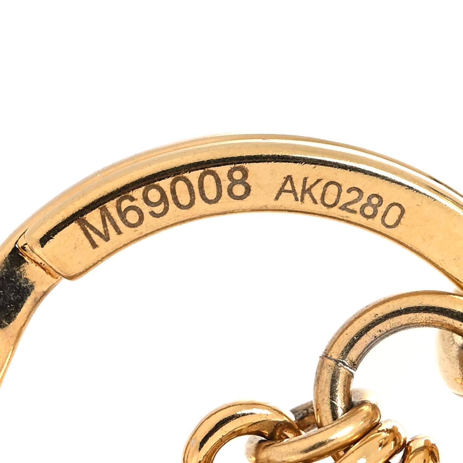 Louis Vuitton Spring Street Bag Charm Key Holder Gold 5 of 5