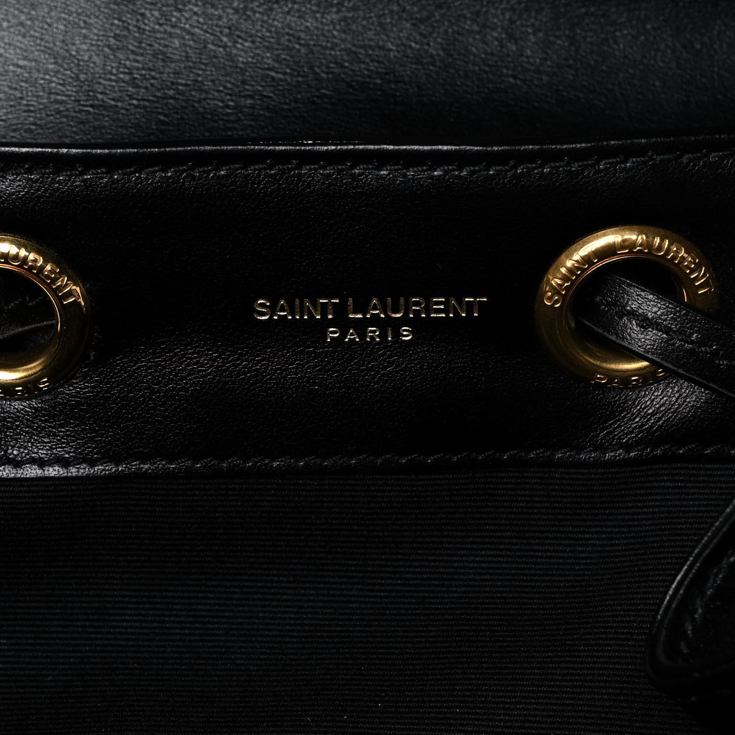 Saint Laurent Velvet Matelasse Vicky Backpack Black 6 of 14