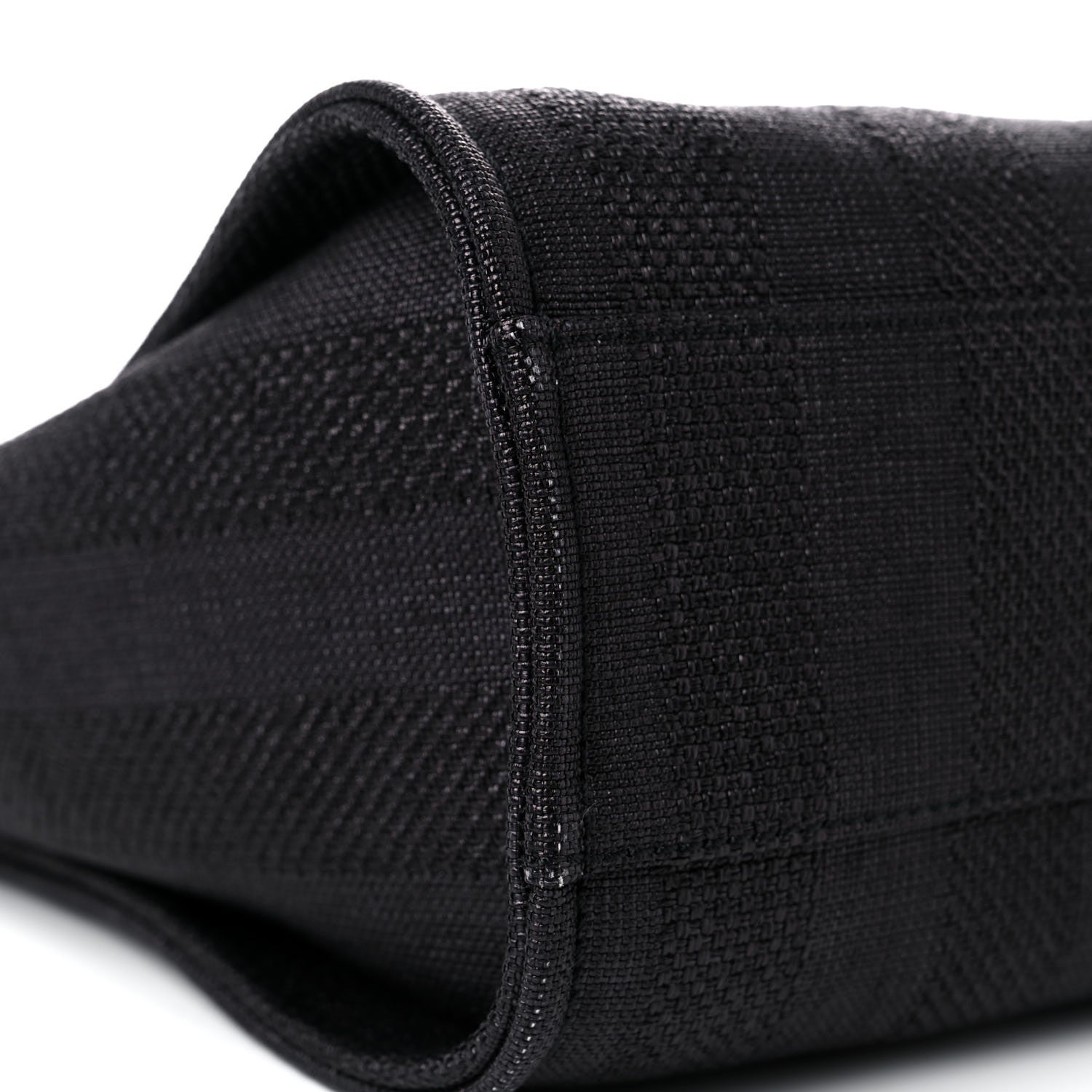 Chanel Mixed Fibers Striped Small Deauville Tote Black 8 of 10