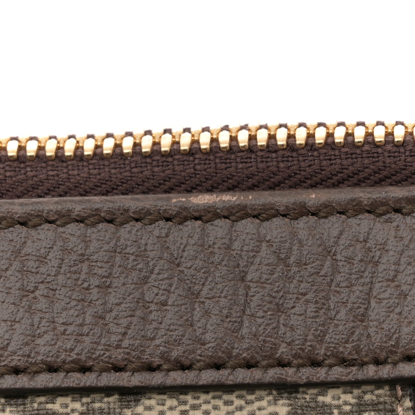 GG Supreme Monogram Web Medium Ophidia Tote Bag Brown