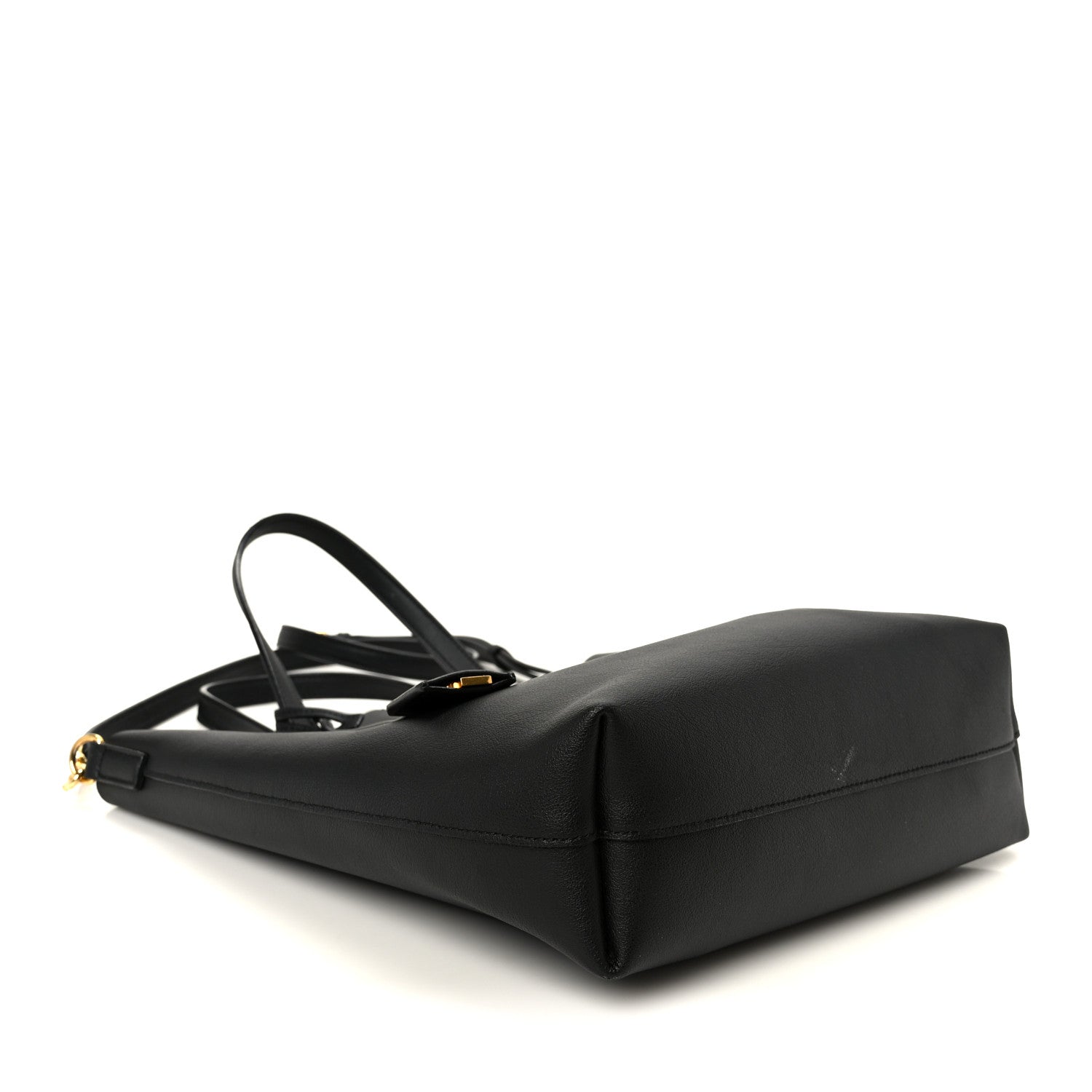 Saint Laurent Calfskin Toy Shopping Tote Black 3 of 9