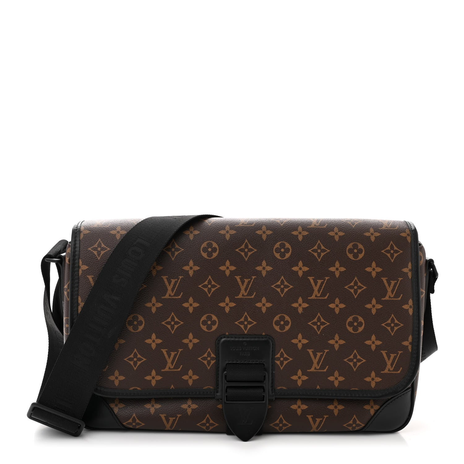 Louis Vuitton Monogram Macassar Archy Messenger GM 1 of 9