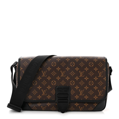Louis Vuitton Monogram Macassar Archy Messenger GM 1 of 9