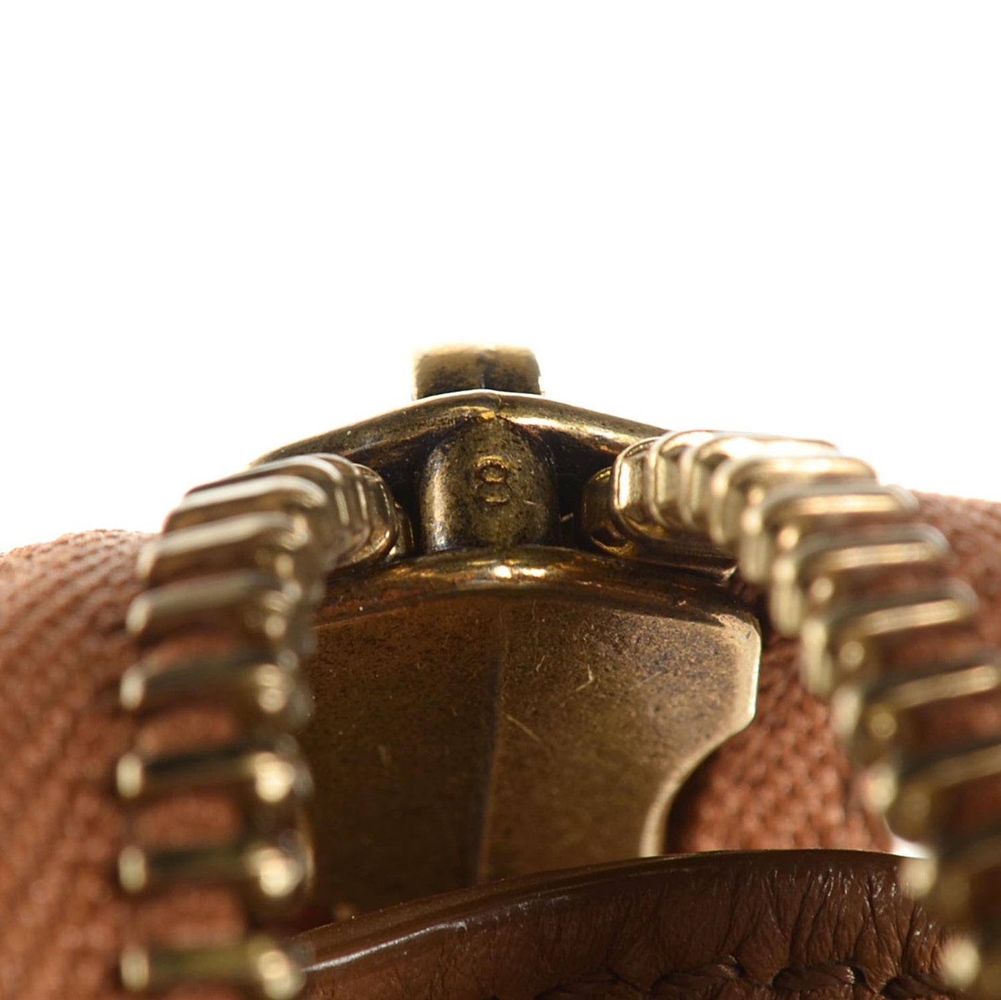 Pebbled Calfskin Mini Luggage Camel