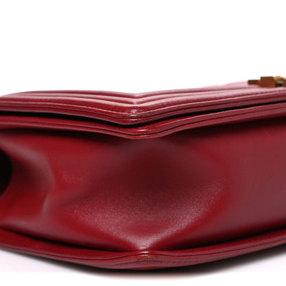 Chanel Lambskin Quilted New Medium Boy Flap Red 9 of 10