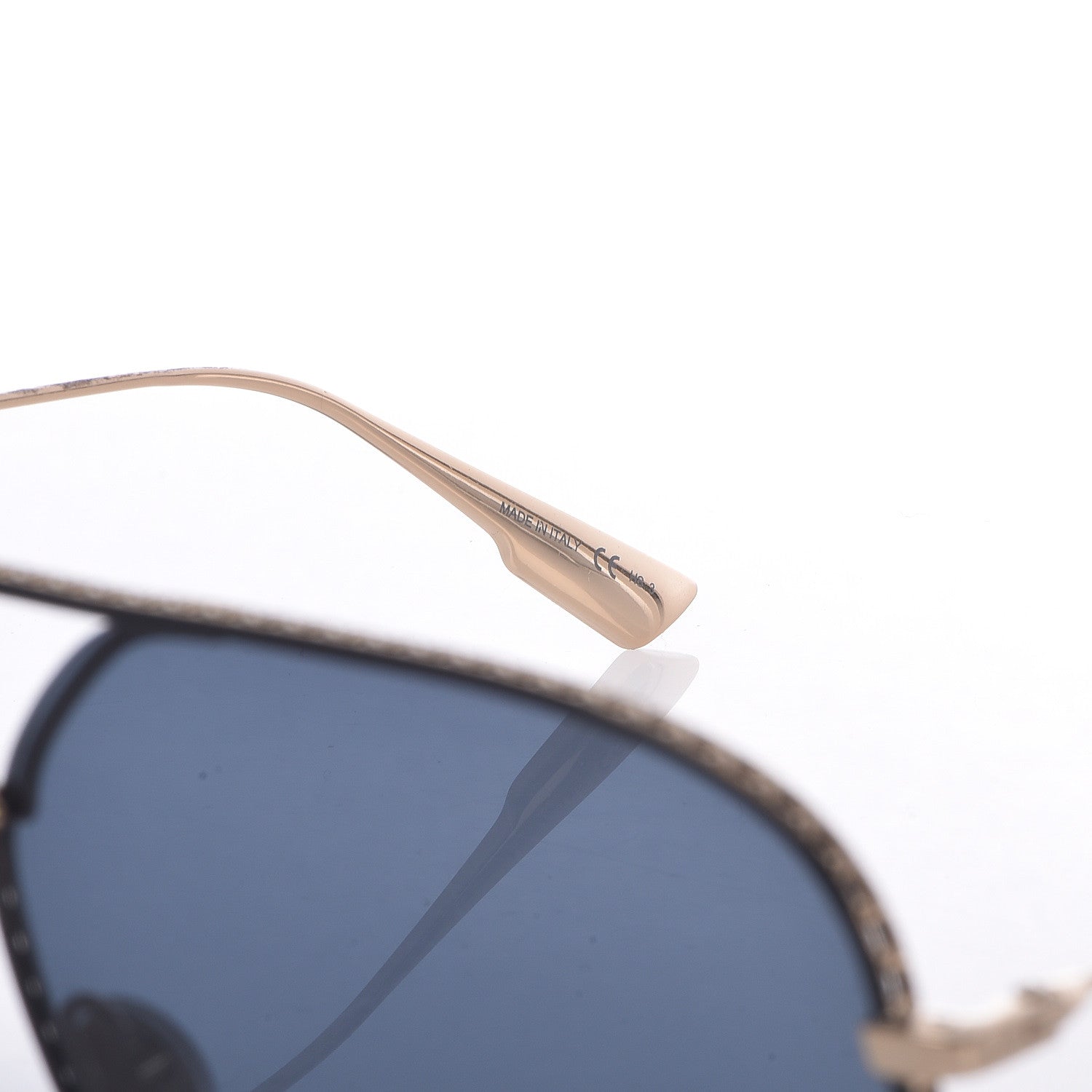 Christian Dior Diorby Aviator Sunglasses Gold 6 of 7
