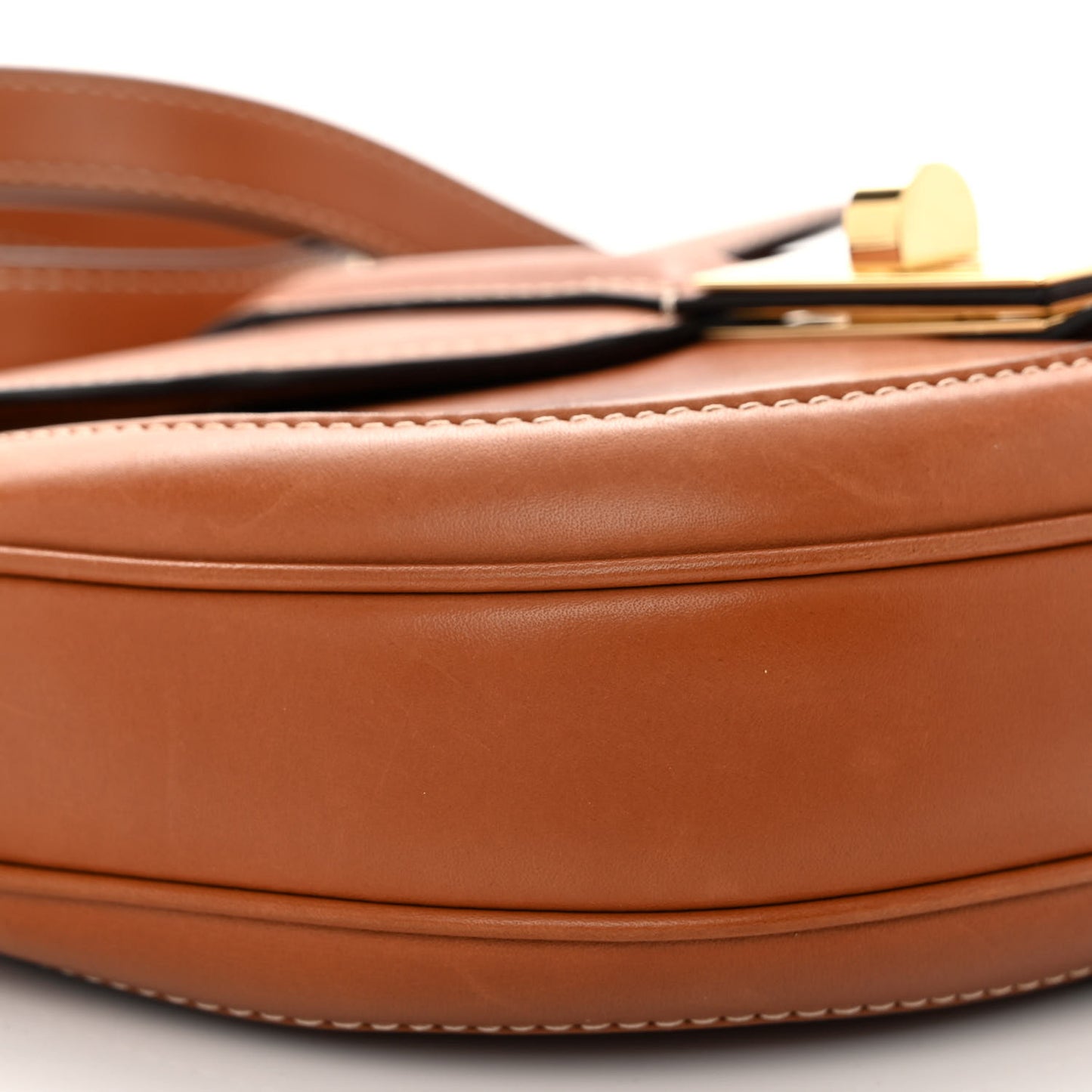 Natural Calfskin Besace Small 16 Tan
