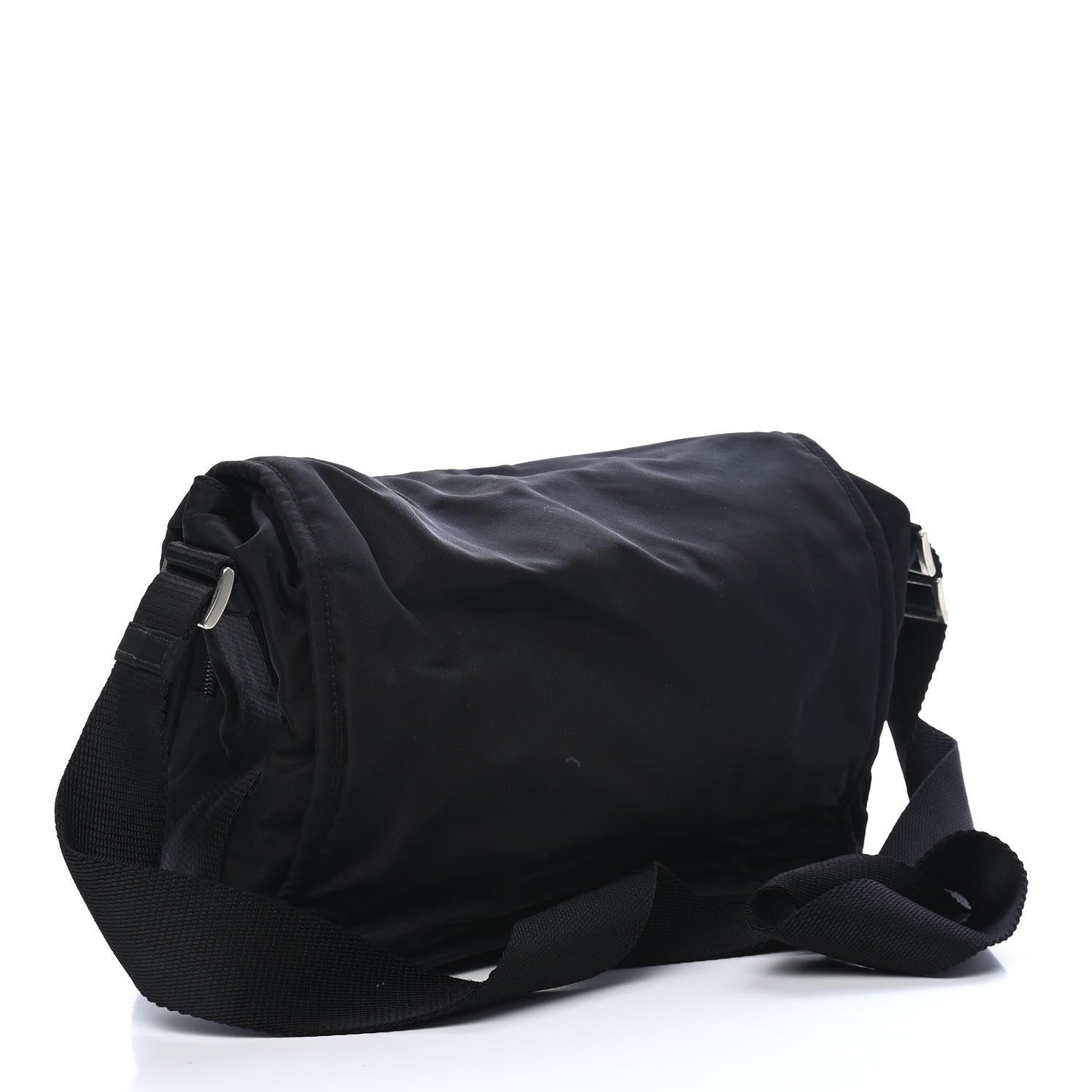 Tessuto Nylon Messenger Bag Black