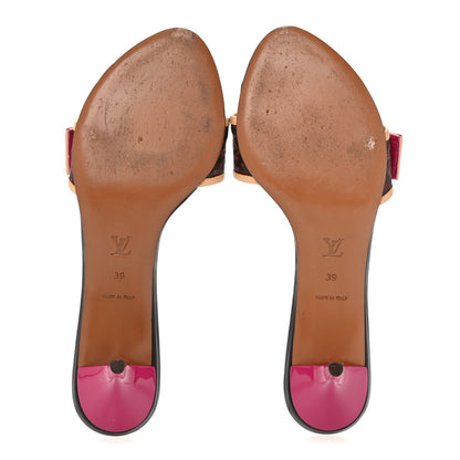 Louis Vuitton Monogram Open Toe Mule 39 Fuschia 6 of 10