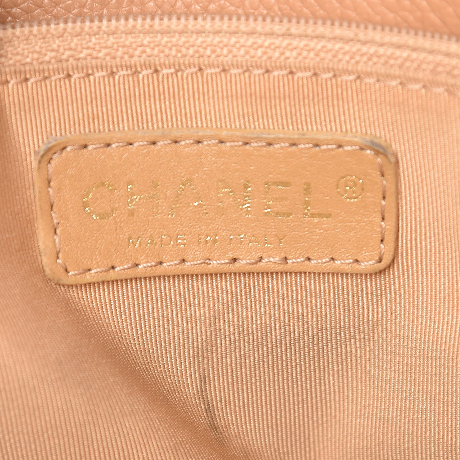 Chanel Calfskin Cerf Executive Shopper Tote Light Beige 6 of 20