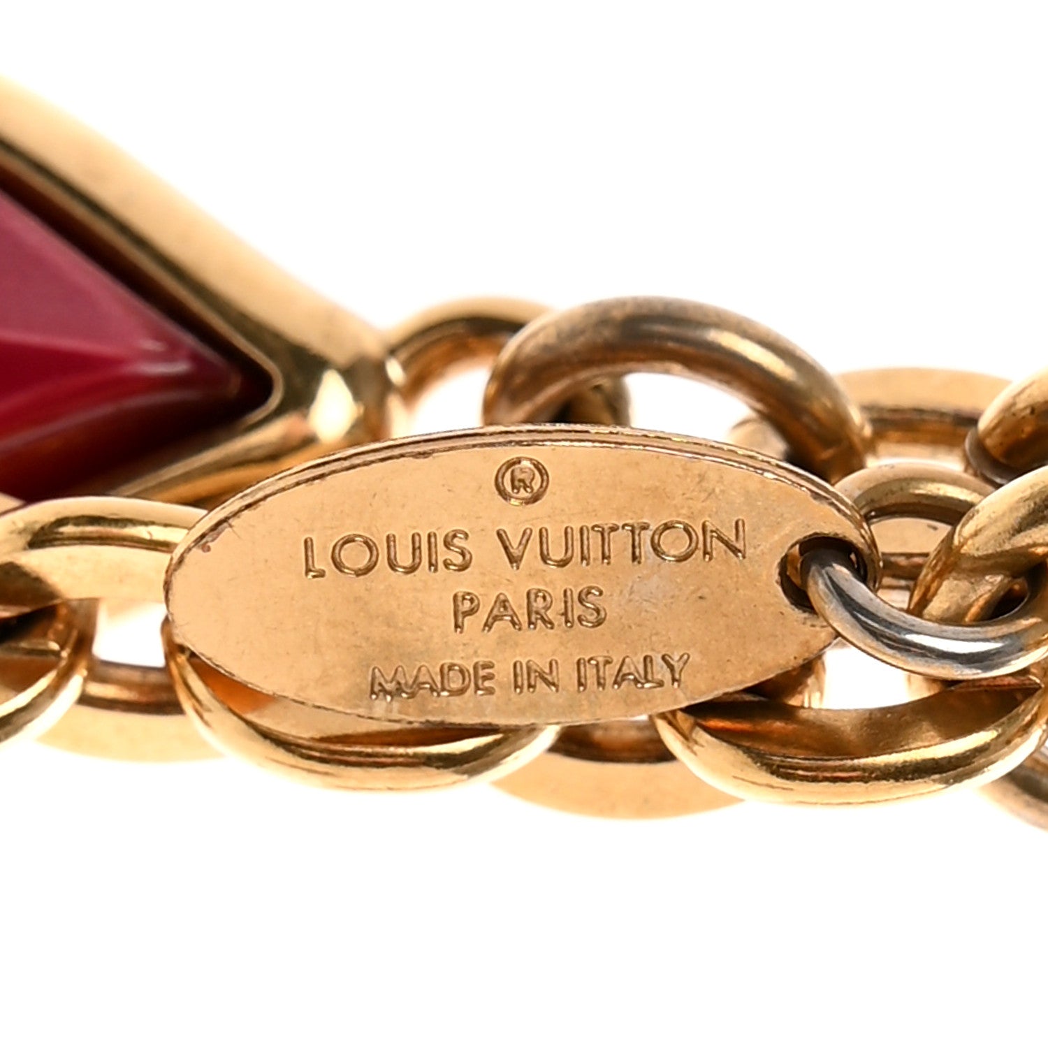 Louis Vuitton Metal Resin Mosaique Bag Charm Rouge Fauviste 3 of 6