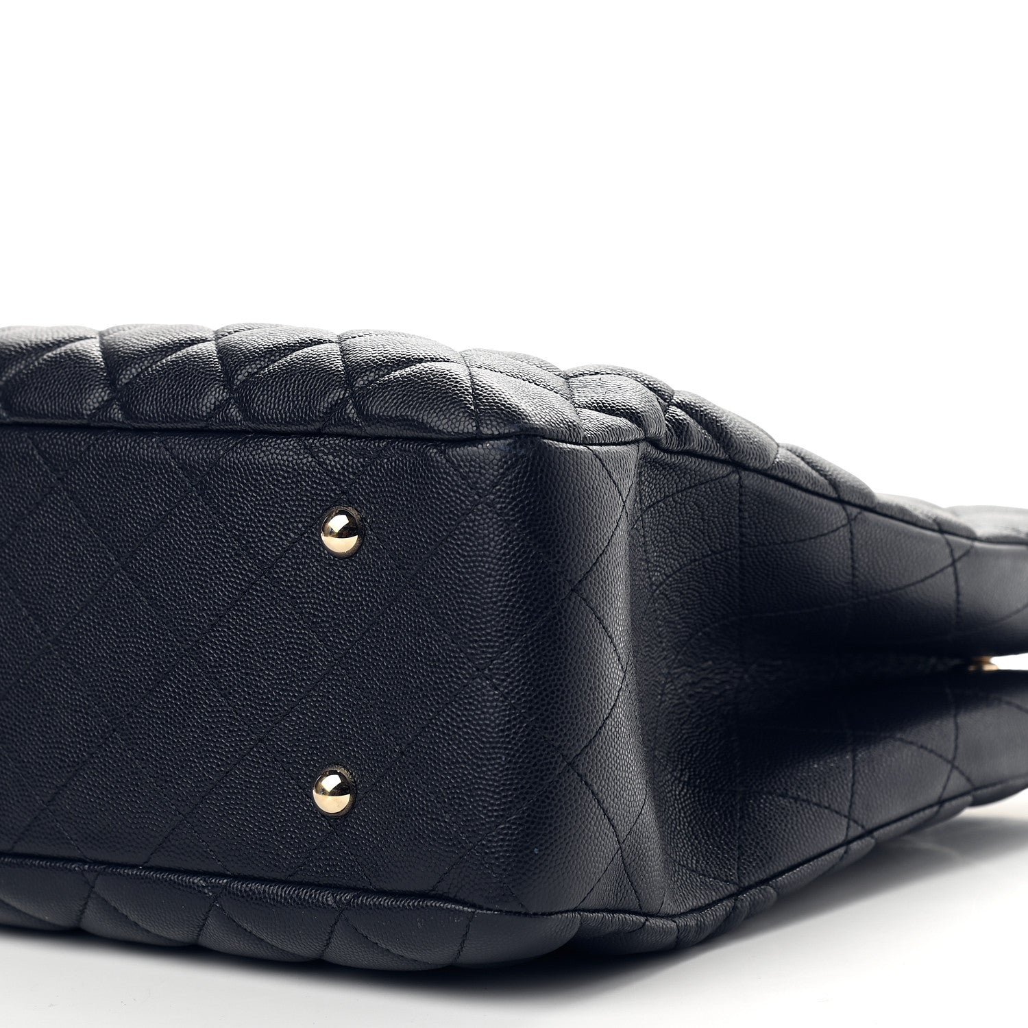 Chanel Caviar Quilted Large CC Shopping Tote Navy 8 of 8