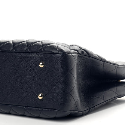 Chanel Caviar Quilted Large CC Shopping Tote Navy 8 of 8
