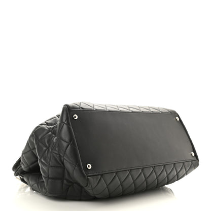 Chanel Lambskin Quilted Chanel 7 Large Tote Black 3 of 11