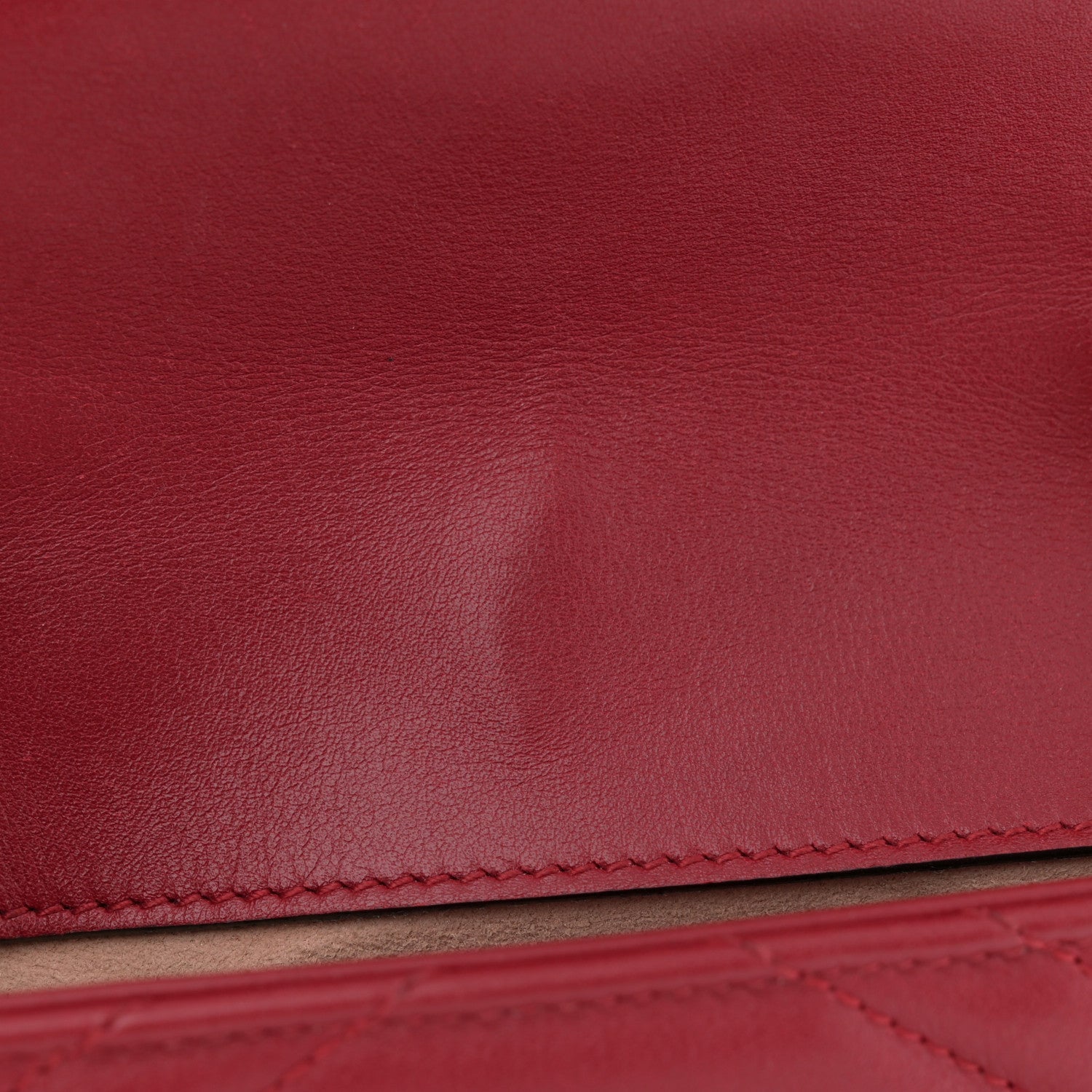 Gucci Calfskin Matelasse Super Mini GG Marmont Shoulder Bag Hibiscus Red 15 of 15