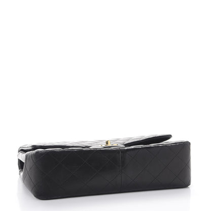 Chanel Lambskin Quilted Jumbo Single Flap Black 4 of 9