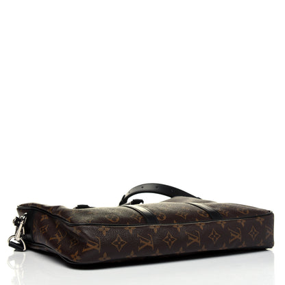 Louis Vuitton Monogram Macassar Porte-Documents Voyage PM 5 of 16