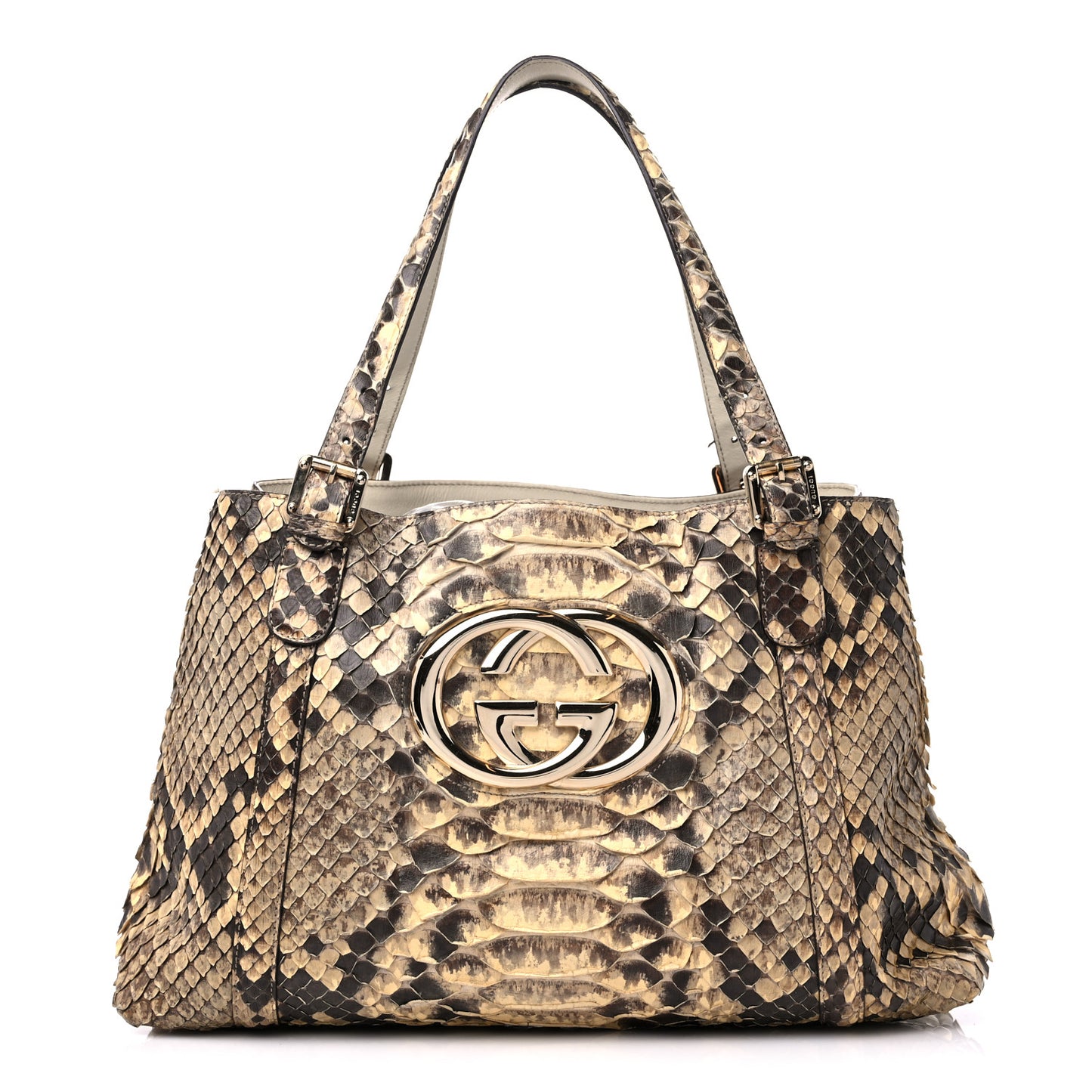 Snakeskin Medium Britt Tote