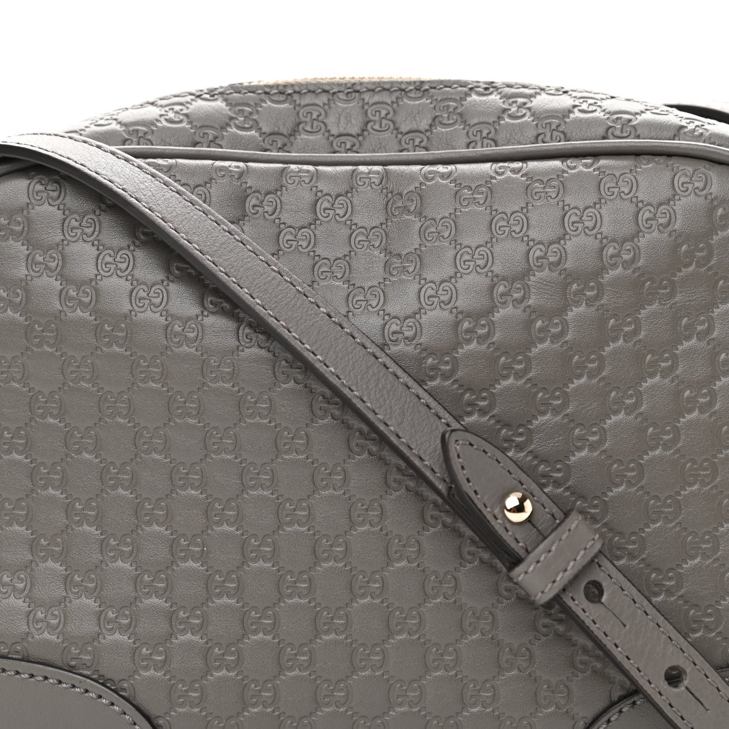 Gucci Microguccissima Mini Bree Messenger Bag Grey 8 of 10