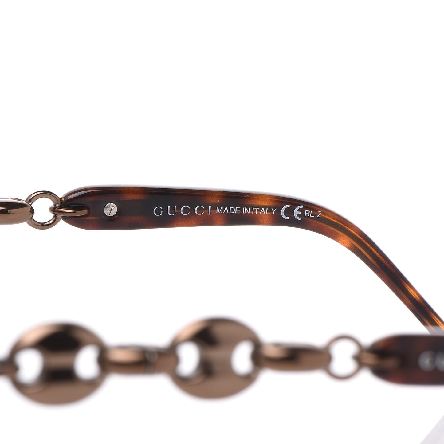 Marina Chain Aviator Sunglasses GG 4225/S Gold Brown