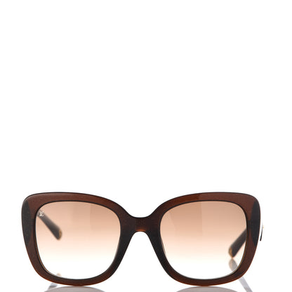 Louis Vuitton Iris PM Sunglasses Z0681W Brown Speckling 2 of 7
