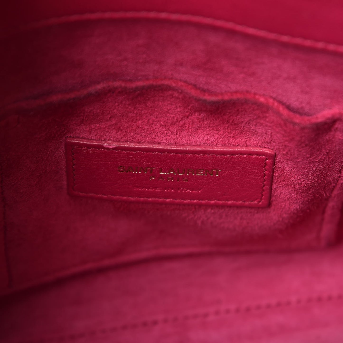 Calfskin Nano Sac De Jour Lipstick Fuchsia
