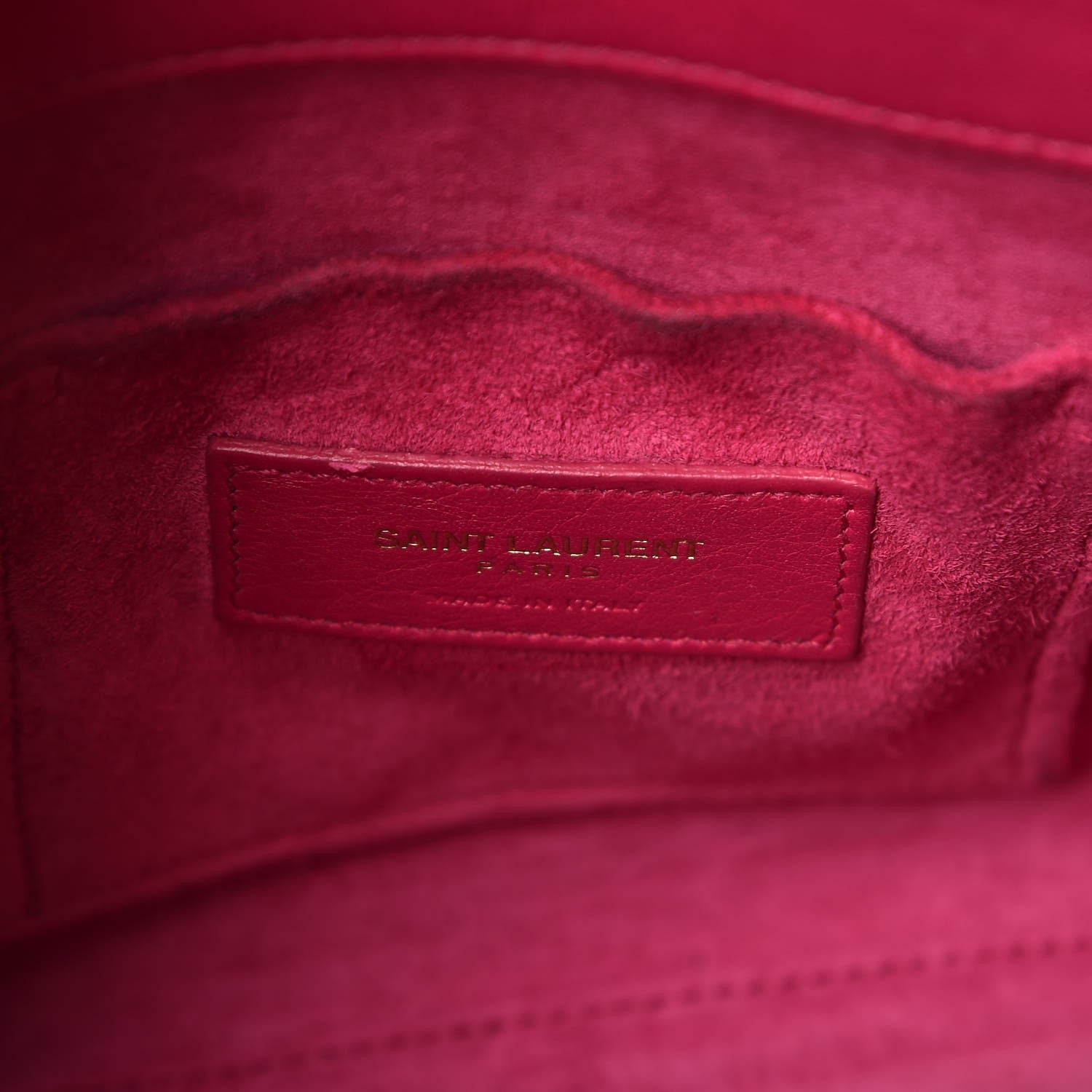 Saint Laurent Calfskin Nano Sac De Jour Lipstick Fuchsia 8 of 15