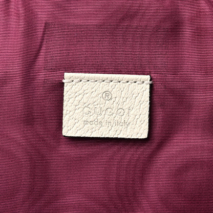 Gucci X MLB Satin Floral Print NY Yankees Patch Backpack Ivory Green 6 of 12