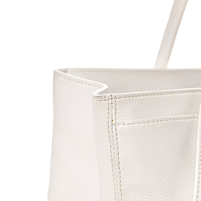 Chanel Caviar Cerf Executive Shopper Tote White 17 of 24