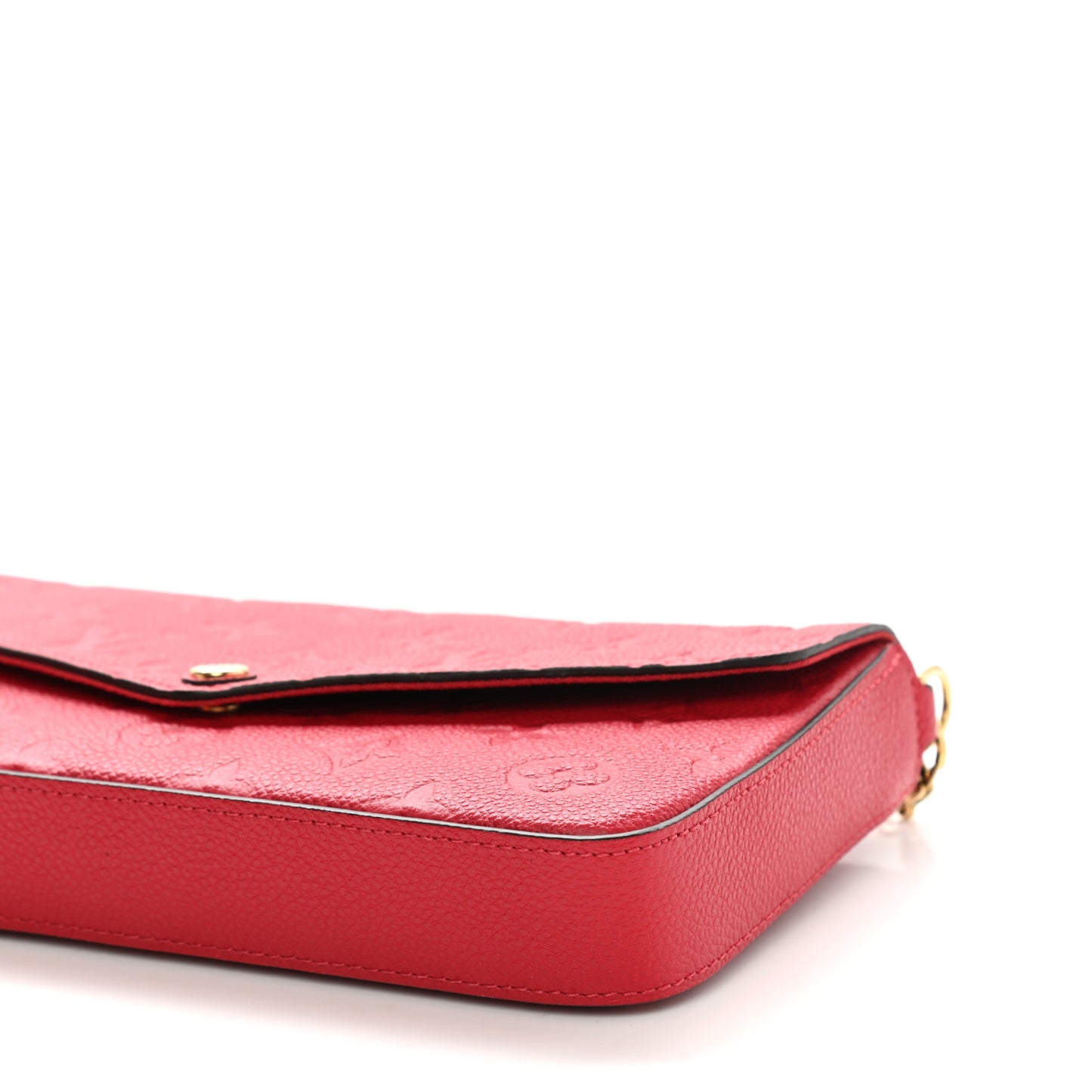 Empreinte Pochette Felicie Chain Wallet Scarlet
