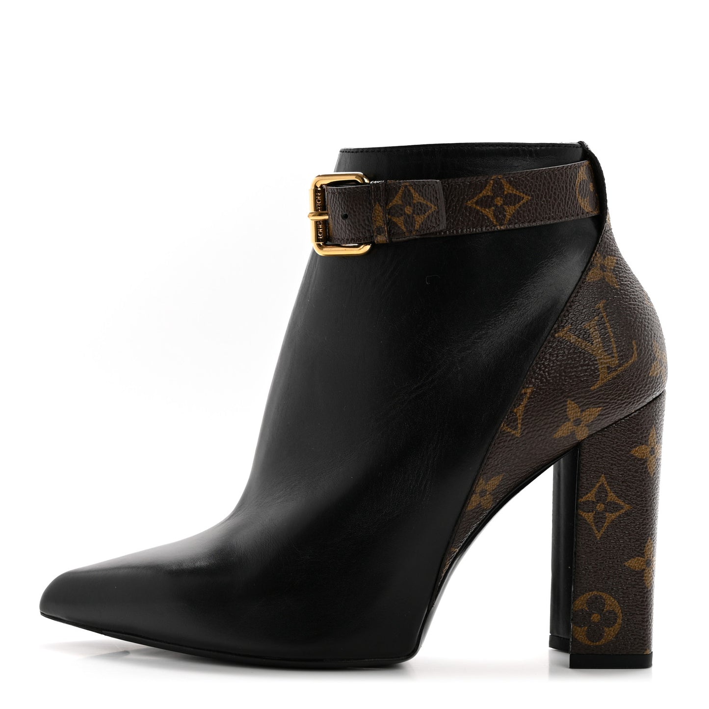 Calfskin Patent Monogram Matchmake Low Boots 38