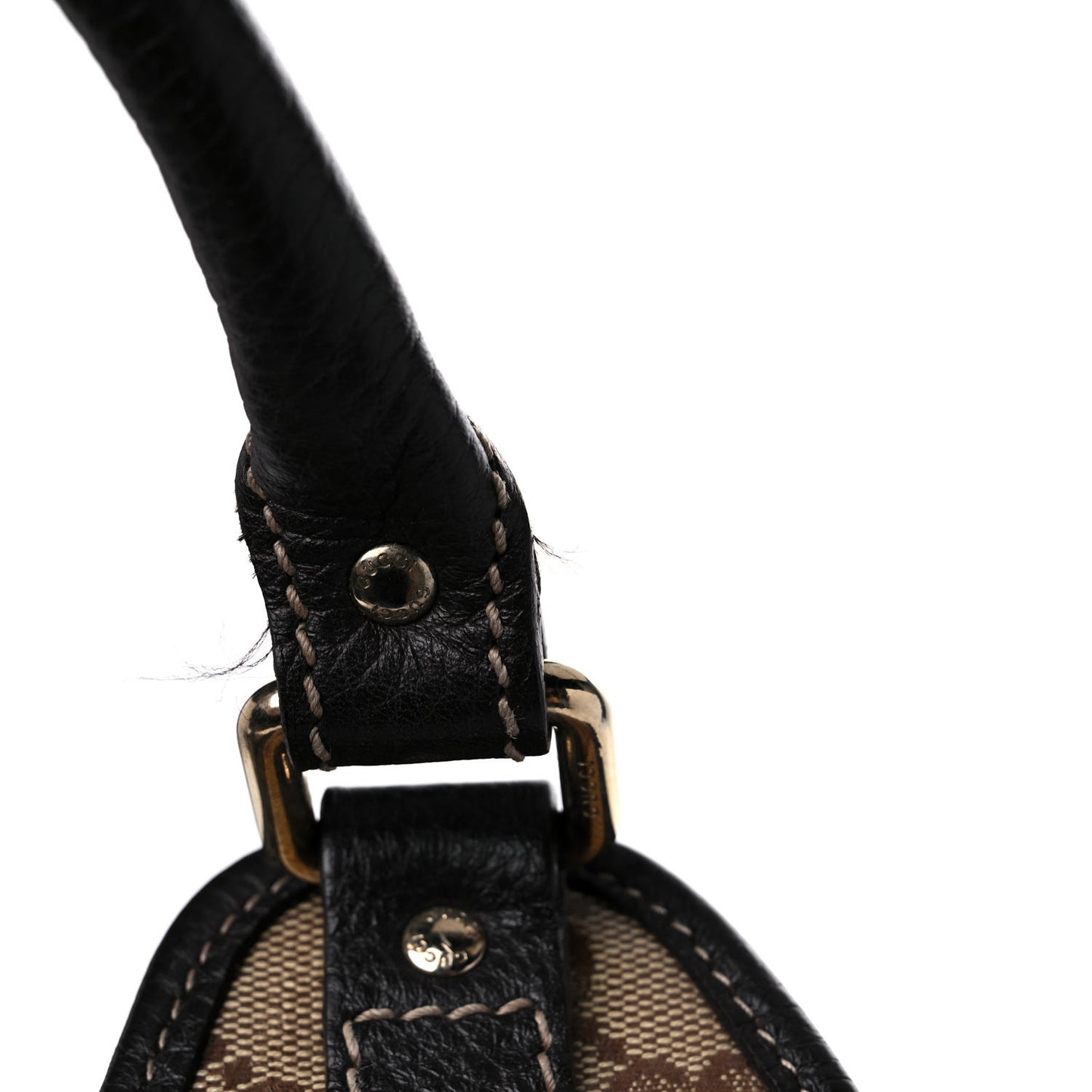 Crystal Monogram Dollar Calfskin Medium Joy Shoulder Bag Beige Ebony Testa Di Moro