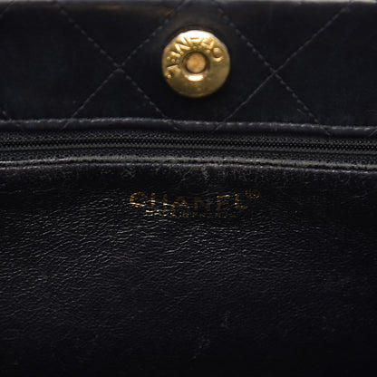 Chanel Lambskin Quilted Shopping Tote Black 6 of 11