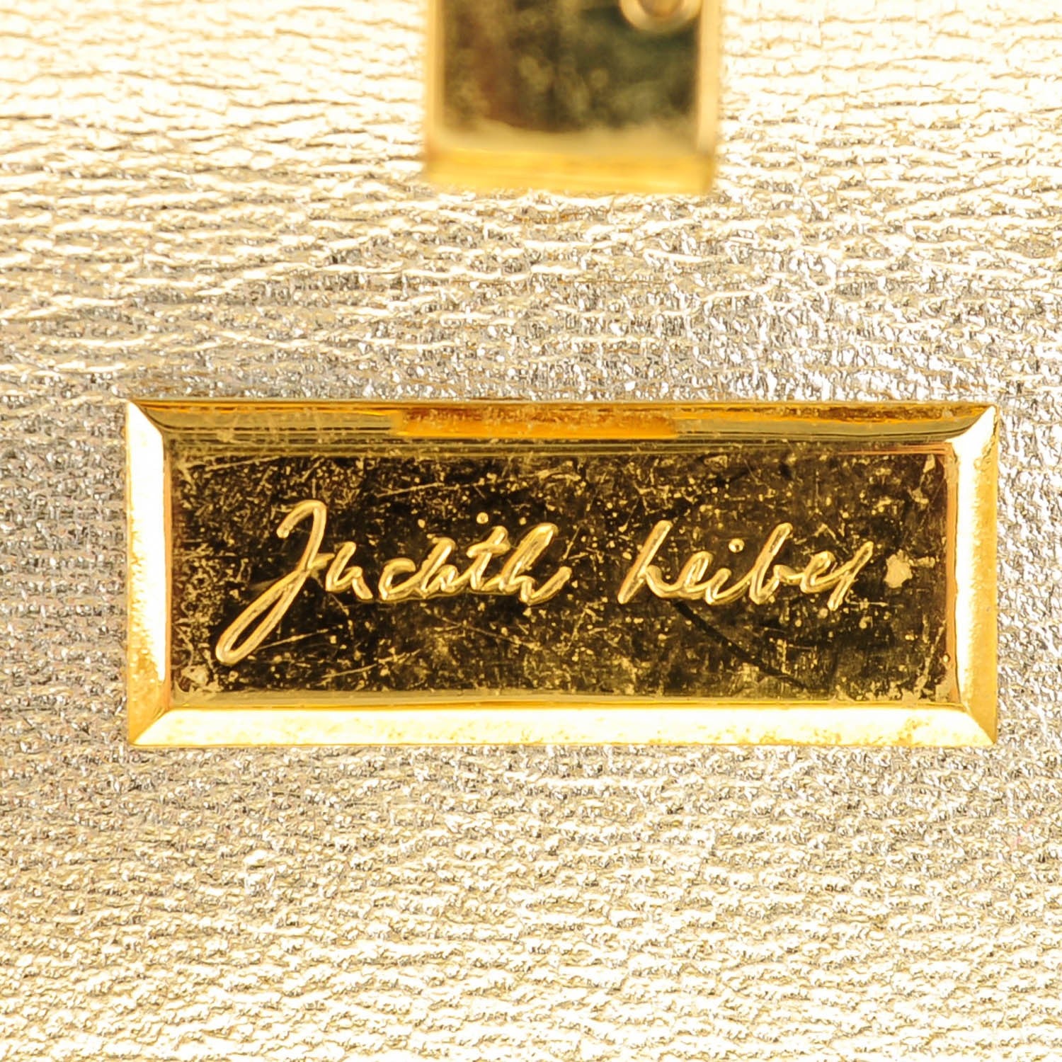 Judith Leiber Crystal Minaudiere Clutch Gold 7 of 8