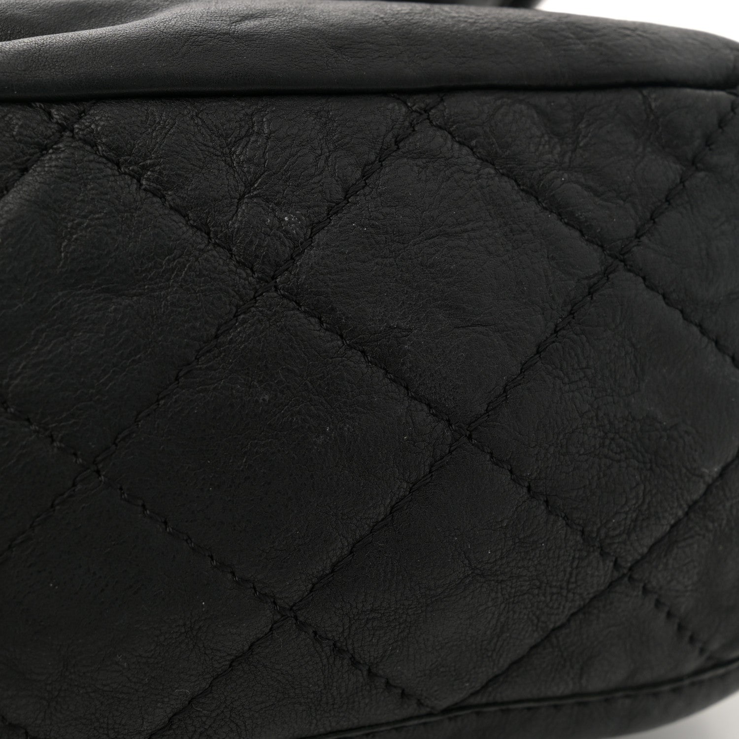 Chanel Grained Calfskin Large Natural Beauty Flap Black 11 of 11
