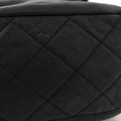 Chanel Grained Calfskin Large Natural Beauty Flap Black 11 of 11