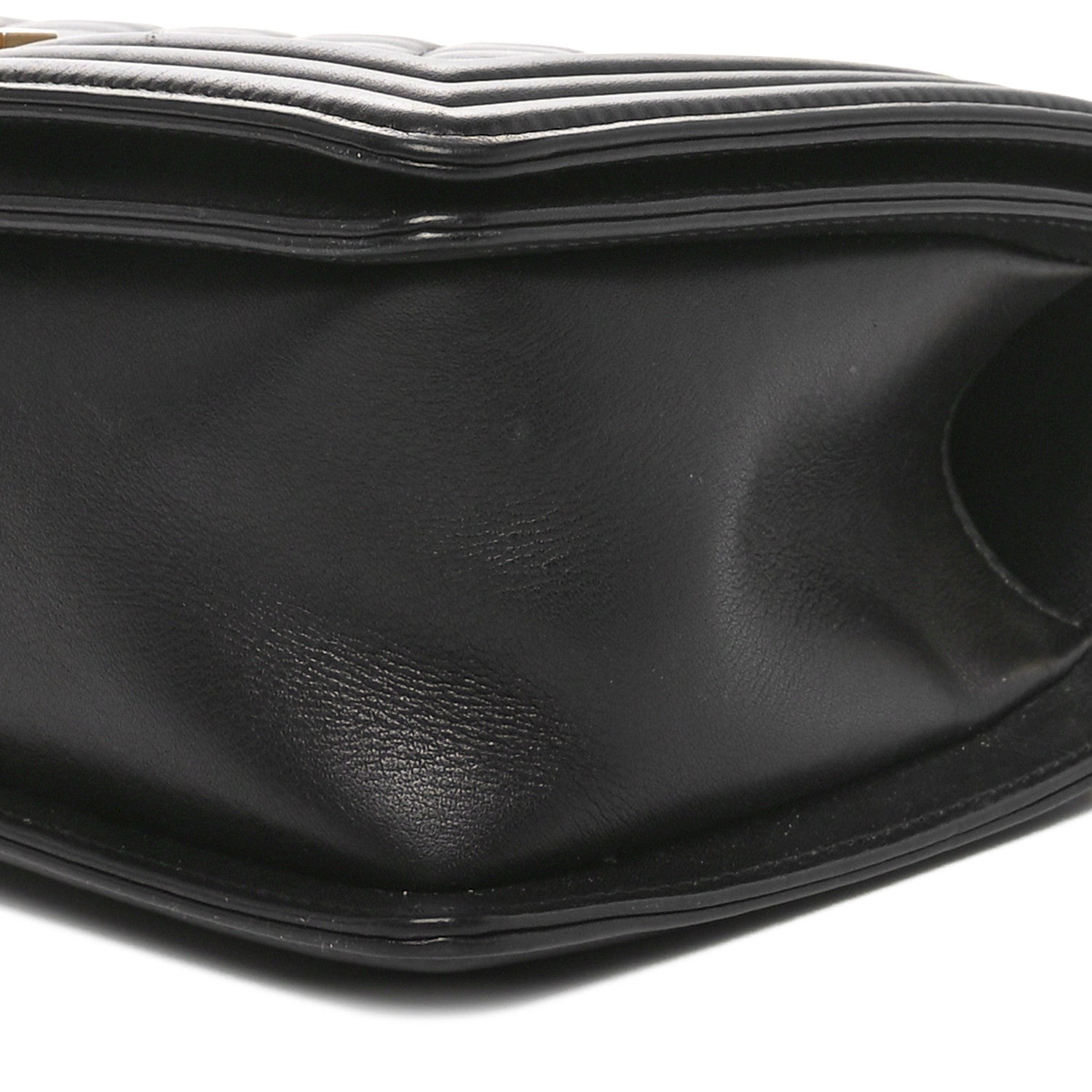 Chanel Lambskin Quilted Medium Boy Flap Black 10 of 11