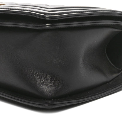Chanel Lambskin Quilted Medium Boy Flap Black 10 of 11