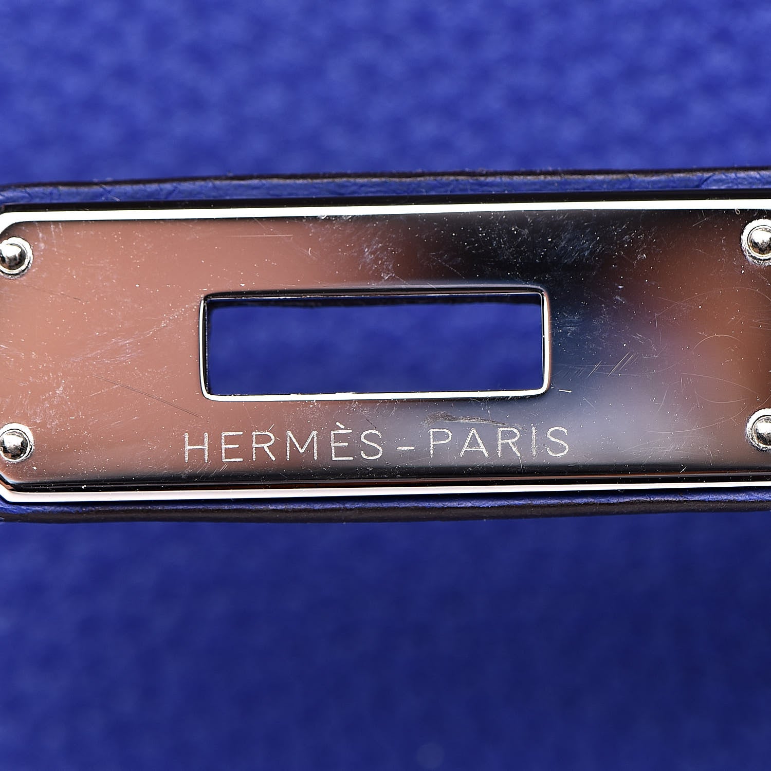 Hermes Togo Kelly Retourne 32 Bleu Electrique 9 of 37