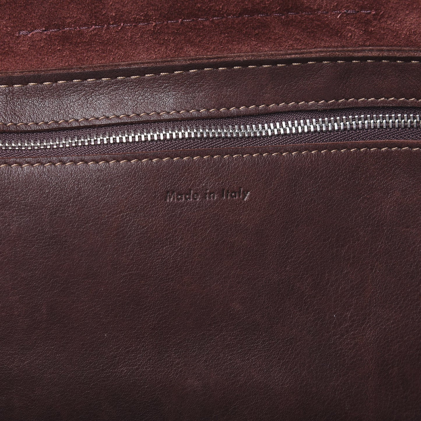 Supple Calfskin Medium Big Bag Brown