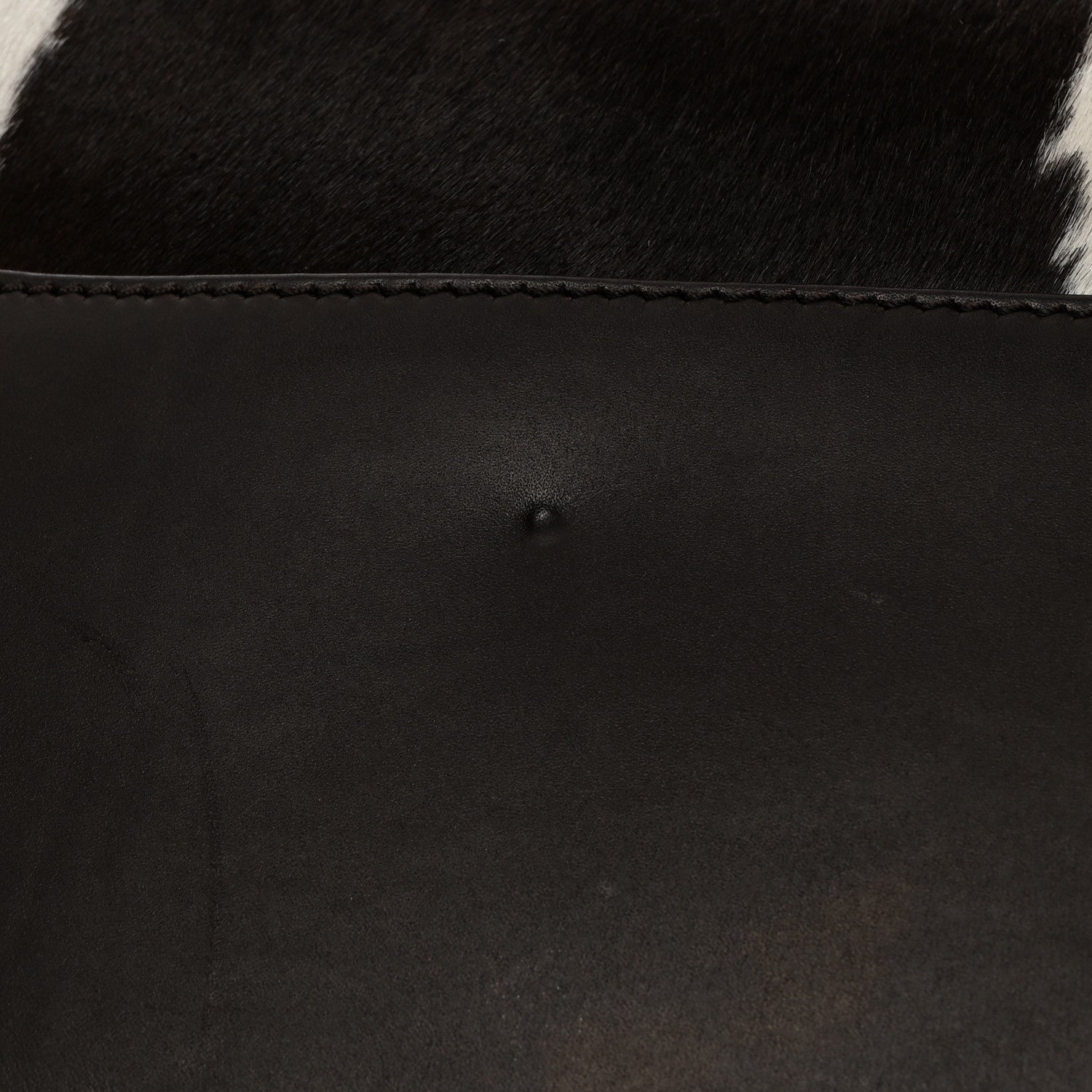 Givenchy Calf Hair Smooth Calfskin Medium Antigona Evening Clutch Black White 8 of 8