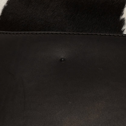 Givenchy Calf Hair Smooth Calfskin Medium Antigona Evening Clutch Black White 8 of 8