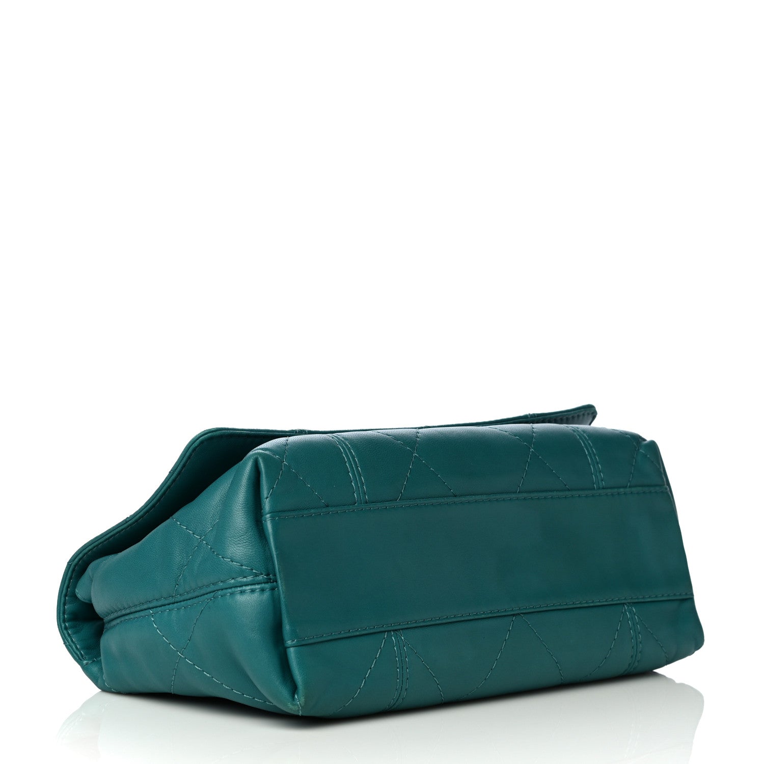 Chanel Lambskin Quilted Large Soft Touch Flap Green 5 of 20