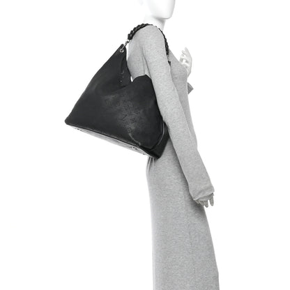 Louis Vuitton Mahina Carmel Hobo Black 2 of 9