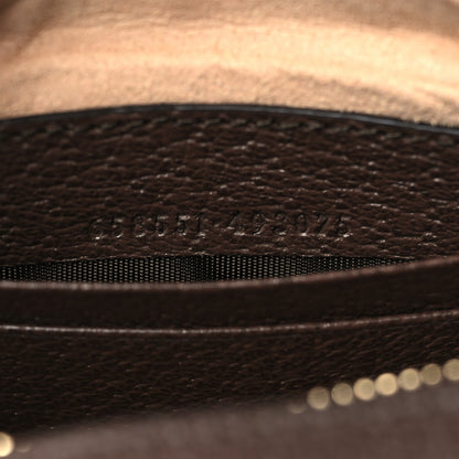 Gucci GG Supreme Monogram Textured Calfskin Web Mini Ophidia Half Moon Hobo Beige Ebony New Acero 6 of 9