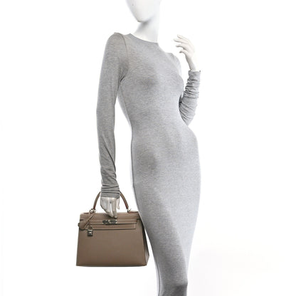 Hermes Epsom Kelly Sellier 28 Etoupe 2 of 11