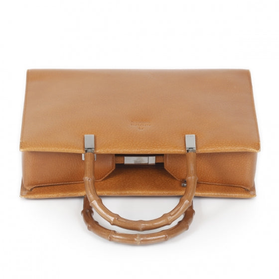 Gucci Leather Bamboo Handle Tote 4 of 13