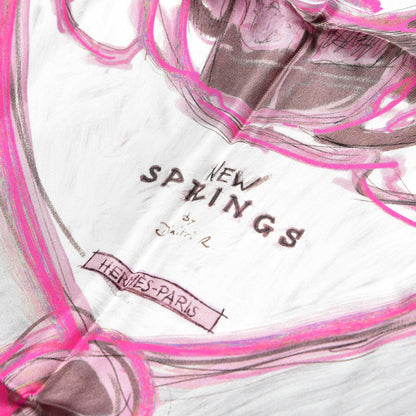 Hermes Silk New Springs Scarf 90 3 of 5